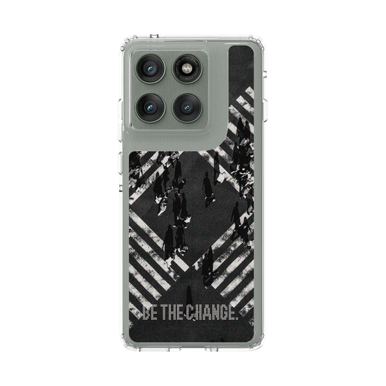 スリムプロテクションケース［ オリジナル - ドットオーバーレイ - BE THE CHANGE/B ］