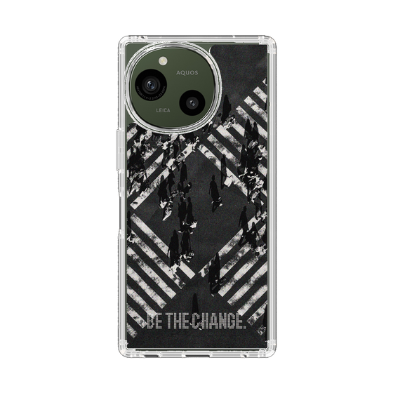 スリムプロテクションケース［ オリジナル - ドットオーバーレイ - BE THE CHANGE/B ］