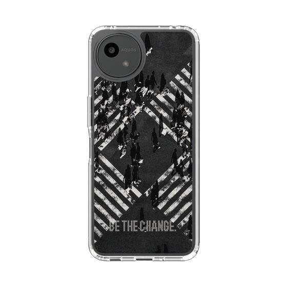 スリムプロテクションケース［ オリジナル - ドットオーバーレイ - BE THE CHANGE/B ］