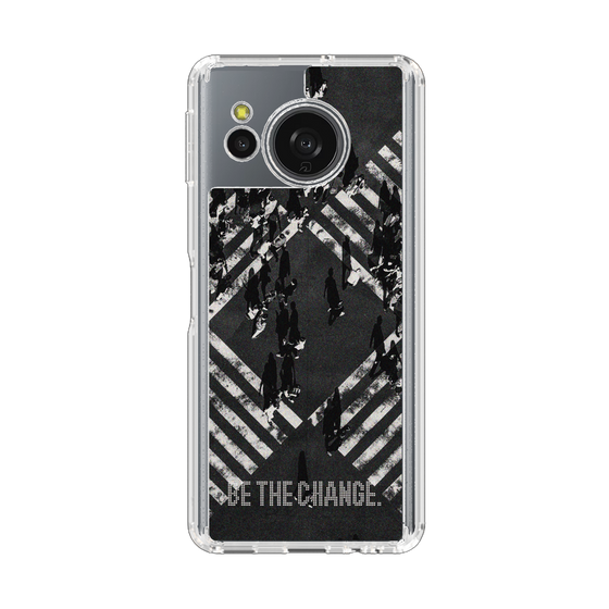 スリムプロテクションケース［ オリジナル - ドットオーバーレイ - BE THE CHANGE/B ］