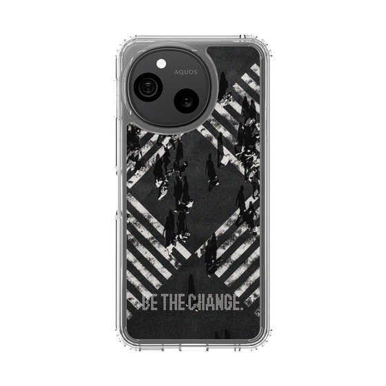 スリムプロテクションケース［ オリジナル - ドットオーバーレイ - BE THE CHANGE/B ］