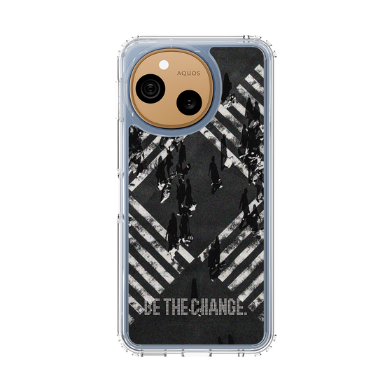 スリムプロテクションケース［ オリジナル - ドットオーバーレイ - BE THE CHANGE/B ］