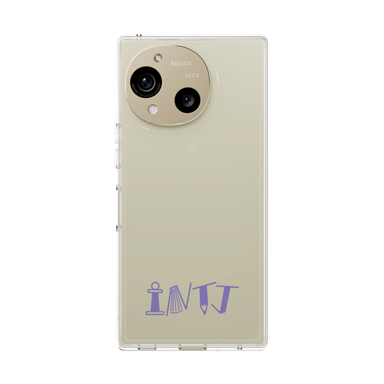 スリムプロテクションケース［ オリジナル - INTJ 建築家 - アルファベット ］