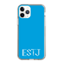 スリムプロテクションケース［ オリジナル - ESTJ 幹部 - アルファベット - ブルー ］