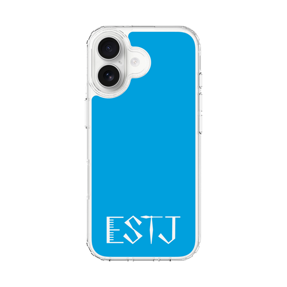スリムプロテクションケース［ オリジナル - ESTJ 幹部 - アルファベット - ブルー ］