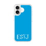 スリムプロテクションケース［ オリジナル - ESTJ 幹部 - アルファベット - ブルー ］