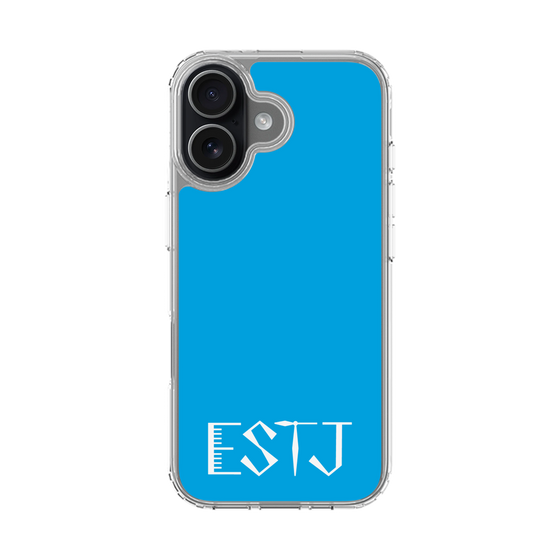 スリムプロテクションケース［ オリジナル - ESTJ 幹部 - アルファベット - ブルー ］