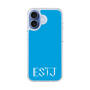 スリムプロテクションケース［ オリジナル - ESTJ 幹部 - アルファベット - ブルー ］