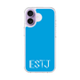 スリムプロテクションケース［ オリジナル - ESTJ 幹部 - アルファベット - ブルー ］