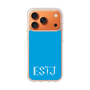 スリムプロテクションケース［ オリジナル - ESTJ 幹部 - アルファベット - ブルー ］