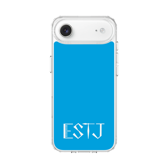 スリムプロテクションケース［ オリジナル - ESTJ 幹部 - アルファベット - ブルー ］