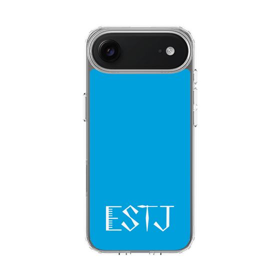 スリムプロテクションケース［ オリジナル - ESTJ 幹部 - アルファベット - ブルー ］