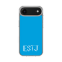 スリムプロテクションケース［ オリジナル - ESTJ 幹部 - アルファベット - ブルー ］