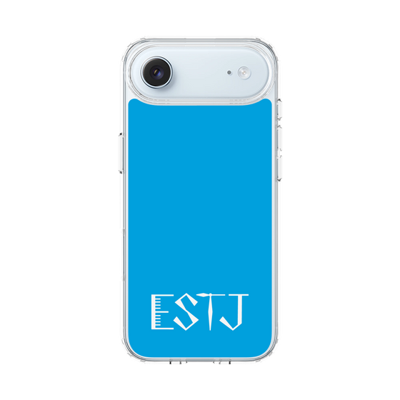 スリムプロテクションケース［ オリジナル - ESTJ 幹部 - アルファベット - ブルー ］