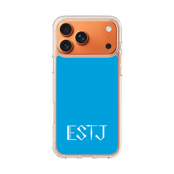 スリムプロテクションケース［ オリジナル - ESTJ 幹部 - アルファベット - ブルー ］