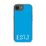 スリムプロテクションケース［ オリジナル - ESTJ 幹部 - アルファベット - ブルー ］