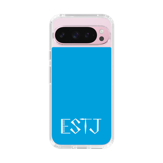 スリムプロテクションケース［ オリジナル - ESTJ 幹部 - アルファベット - ブルー ］