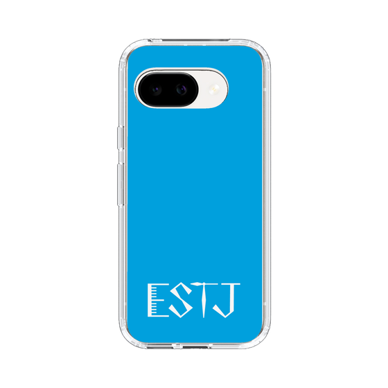 スリムプロテクションケース［ オリジナル - ESTJ 幹部 - アルファベット - ブルー ］
