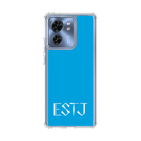 スリムプロテクションケース［ オリジナル - ESTJ 幹部 - アルファベット - ブルー ］