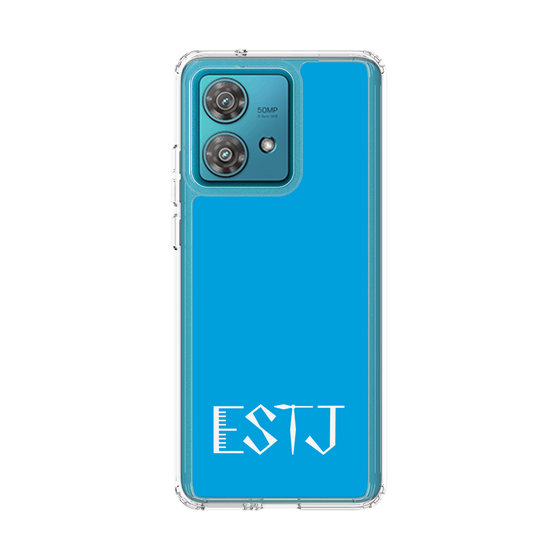 スリムプロテクションケース［ オリジナル - ESTJ 幹部 - アルファベット - ブルー ］