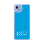 スリムプロテクションケース［ オリジナル - ESTJ 幹部 - アルファベット - ブルー ］