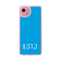 スリムプロテクションケース［ オリジナル - ESTJ 幹部 - アルファベット - ブルー ］