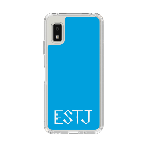 スリムプロテクションケース［ オリジナル - ESTJ 幹部 - アルファベット - ブルー ］