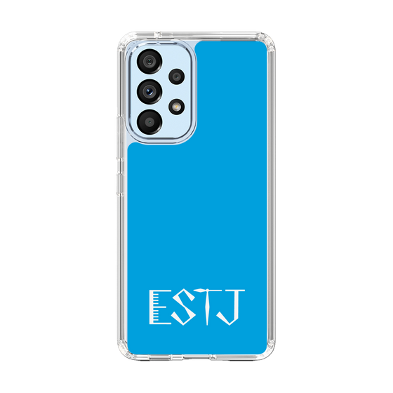 スリムプロテクションケース［ オリジナル - ESTJ 幹部 - アルファベット - ブルー ］