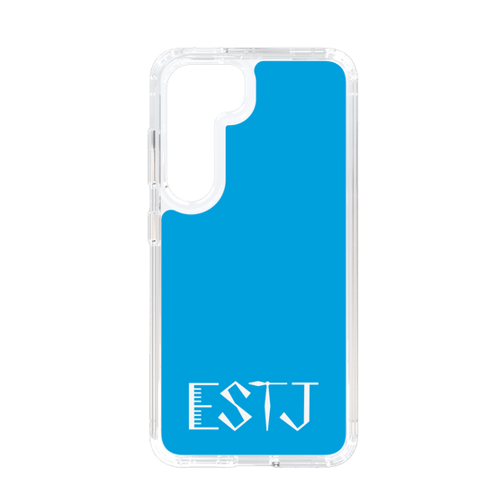 スリムプロテクションケース［ オリジナル - ESTJ 幹部 - アルファベット - ブルー ］