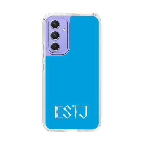 スリムプロテクションケース［ オリジナル - ESTJ 幹部 - アルファベット - ブルー ］