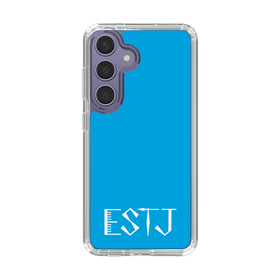 スリムプロテクションケース［ オリジナル - ESTJ 幹部 - アルファベット - ブルー ］