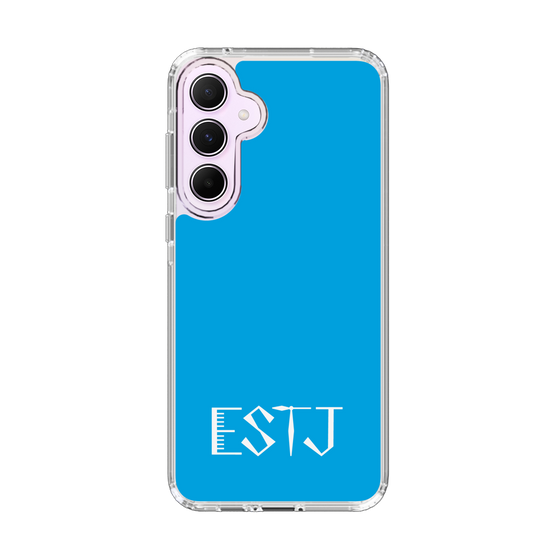 スリムプロテクションケース［ オリジナル - ESTJ 幹部 - アルファベット - ブルー ］