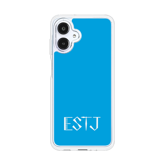 スリムプロテクションケース［ オリジナル - ESTJ 幹部 - アルファベット - ブルー ］
