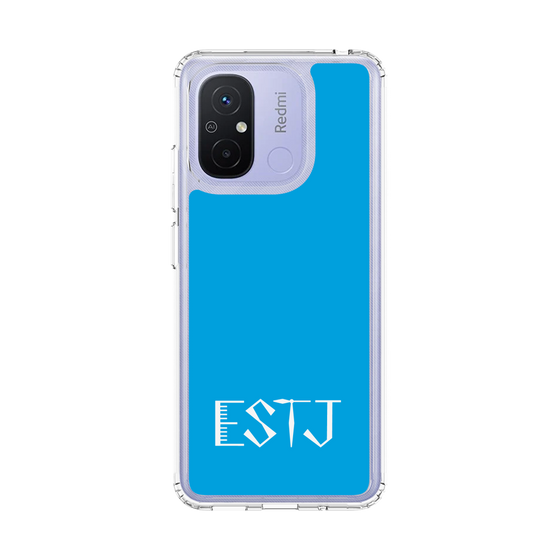スリムプロテクションケース［ オリジナル - ESTJ 幹部 - アルファベット - ブルー ］