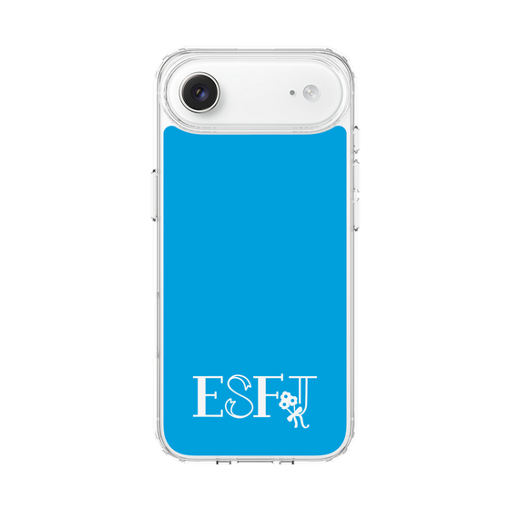 スリムプロテクションケース［ オリジナル - ESFJ 領事 - アルファベット - ブルー ］