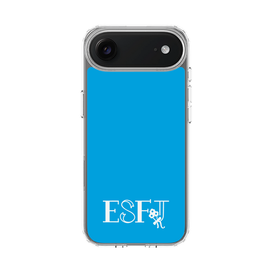 スリムプロテクションケース［ オリジナル - ESFJ 領事 - アルファベット - ブルー ］