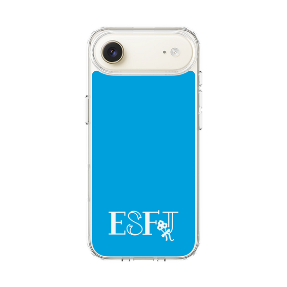 スリムプロテクションケース［ オリジナル - ESFJ 領事 - アルファベット - ブルー ］