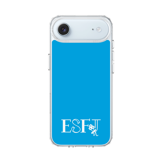 スリムプロテクションケース［ オリジナル - ESFJ 領事 - アルファベット - ブルー ］