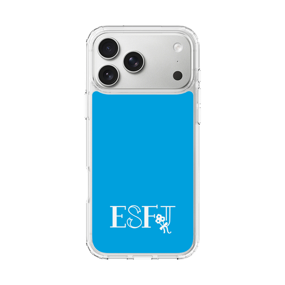 スリムプロテクションケース［ オリジナル - ESFJ 領事 - アルファベット - ブルー ］