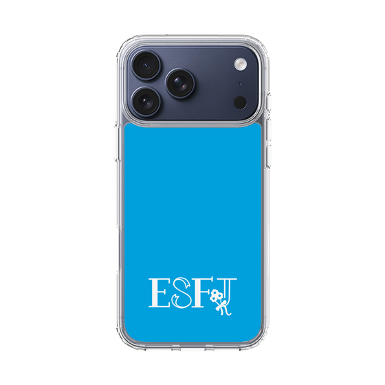 スリムプロテクションケース［ オリジナル - ESFJ 領事 - アルファベット - ブルー ］