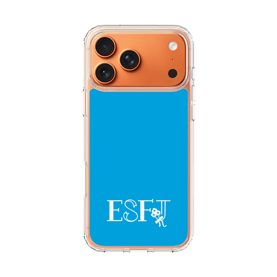 スリムプロテクションケース［ オリジナル - ESFJ 領事 - アルファベット - ブルー ］