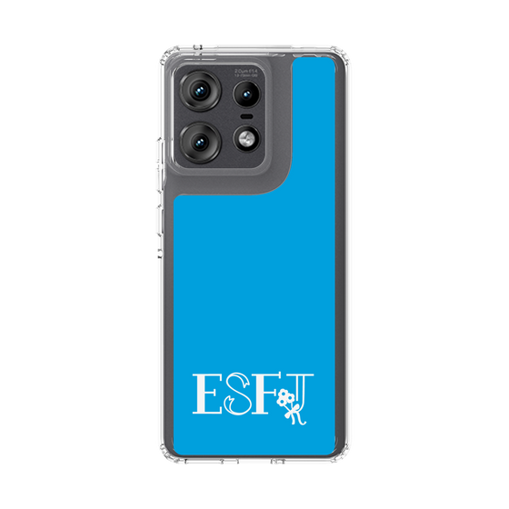 スリムプロテクションケース［ オリジナル - ESFJ 領事 - アルファベット - ブルー ］