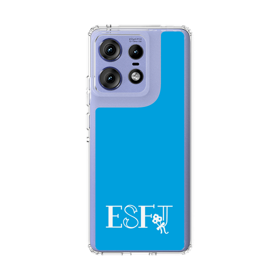 スリムプロテクションケース［ オリジナル - ESFJ 領事 - アルファベット - ブルー ］