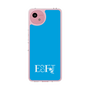 スリムプロテクションケース［ オリジナル - ESFJ 領事 - アルファベット - ブルー ］