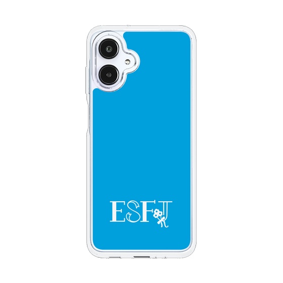 スリムプロテクションケース［ オリジナル - ESFJ 領事 - アルファベット - ブルー ］