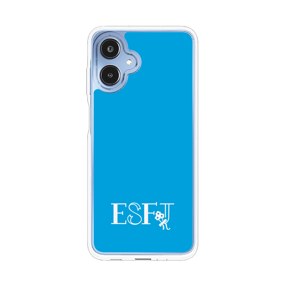 スリムプロテクションケース［ オリジナル - ESFJ 領事 - アルファベット - ブルー ］