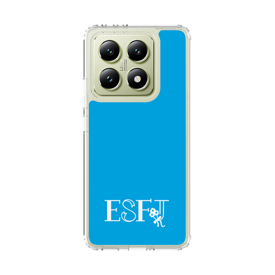 スリムプロテクションケース［ オリジナル - ESFJ 領事 - アルファベット - ブルー ］