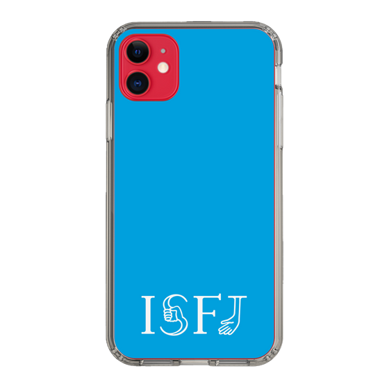 スリムプロテクションケース［ オリジナル - ISFJ 擁護者 - アルファベット - ブルー ］