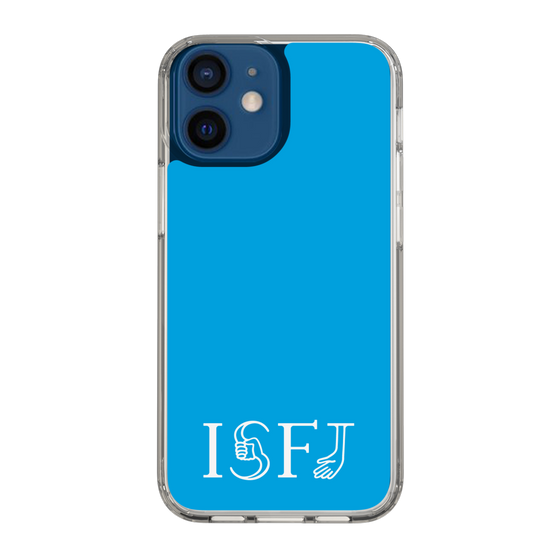 スリムプロテクションケース［ オリジナル - ISFJ 擁護者 - アルファベット - ブルー ］