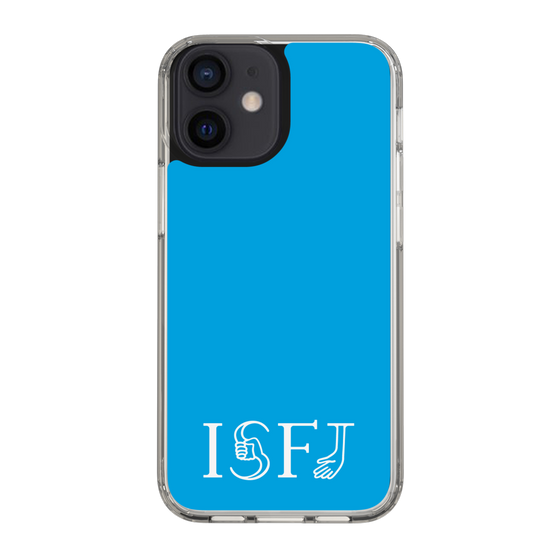 スリムプロテクションケース［ オリジナル - ISFJ 擁護者 - アルファベット - ブルー ］